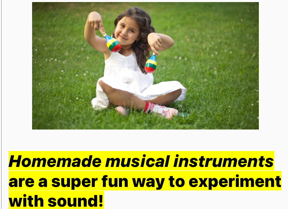 DIY Musical Instruments for Kids: Easy Music Activities for Kindergarten