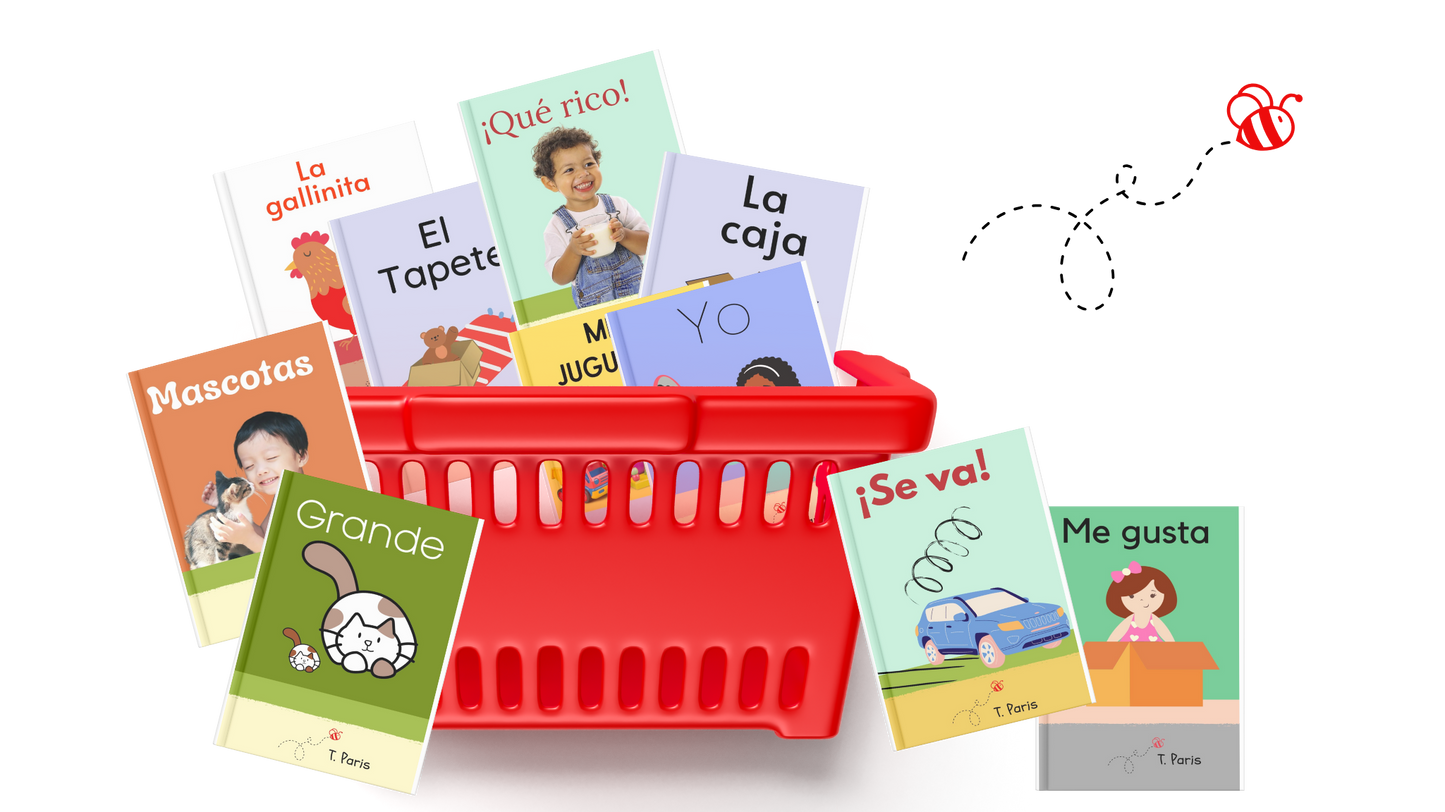 Set de 10 libros decodificables: Sílabas abiertas y sílabas cerradas