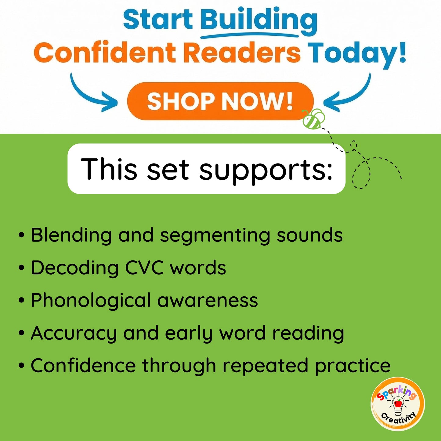 CVC Phonics Games for Blending & Decoding ~ Set of 6