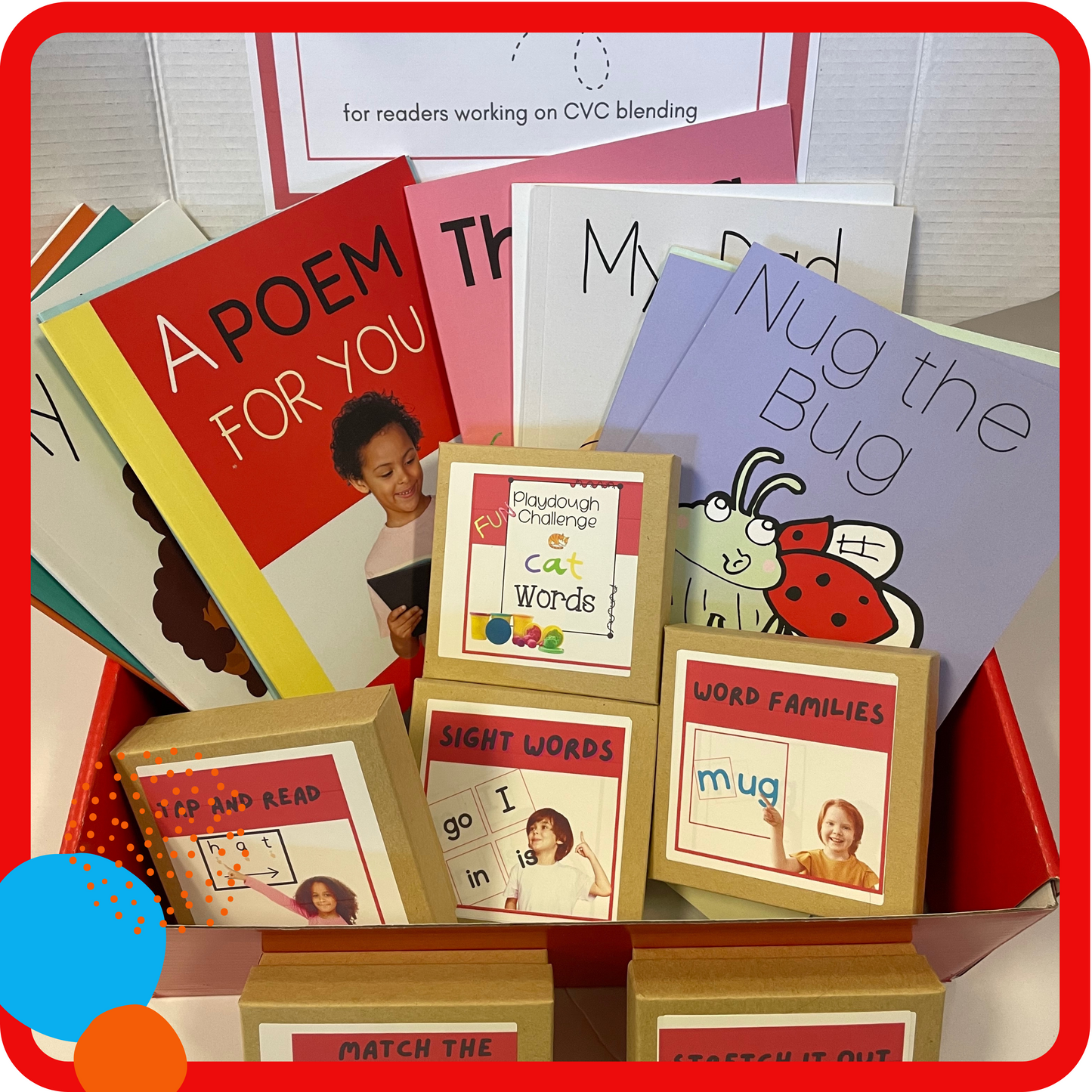 Decodable Kit ~ Structured practice for building segmenting and blending skills