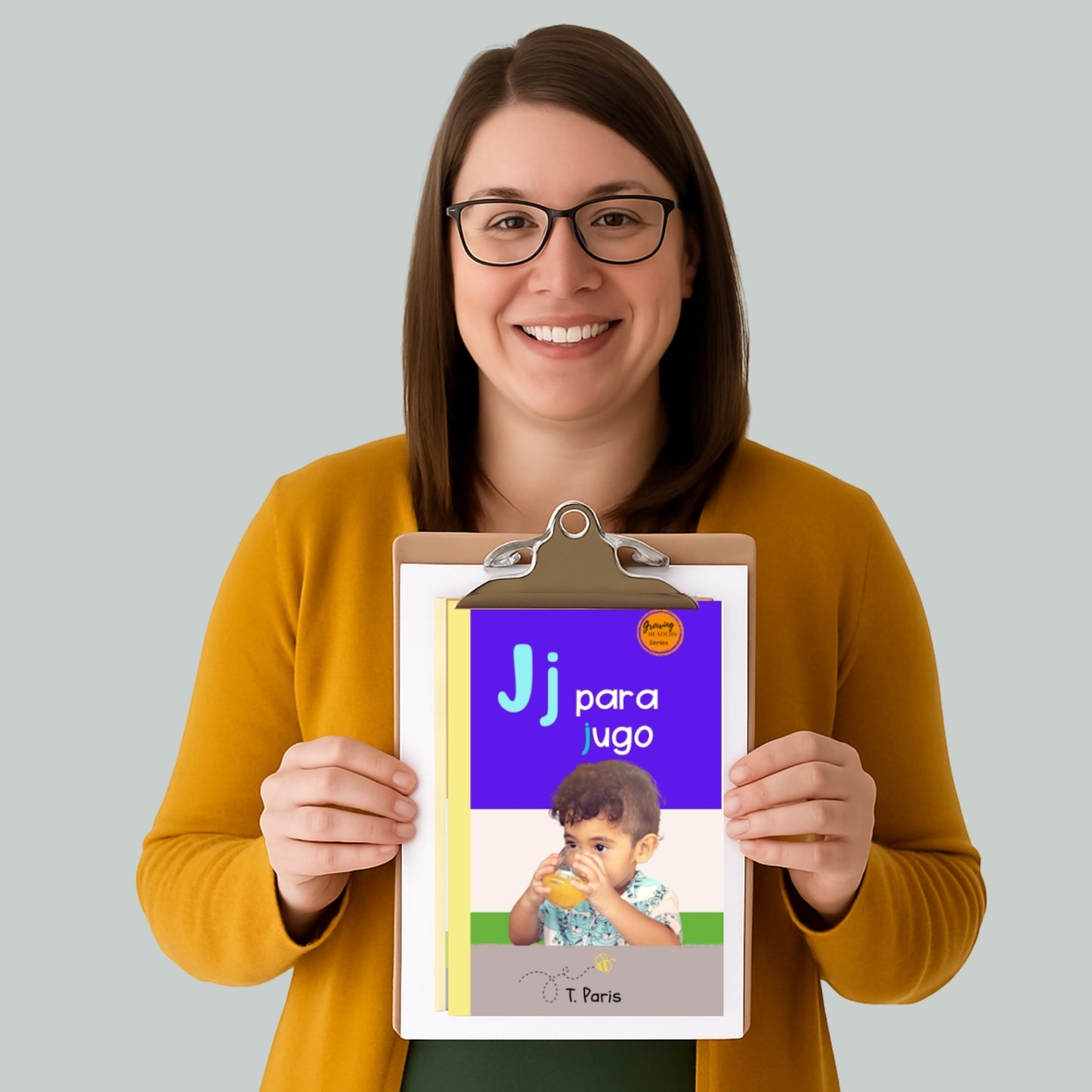 Spanish Phonics Book for Children – J para jugo , Ages 3-6, Learn to Read