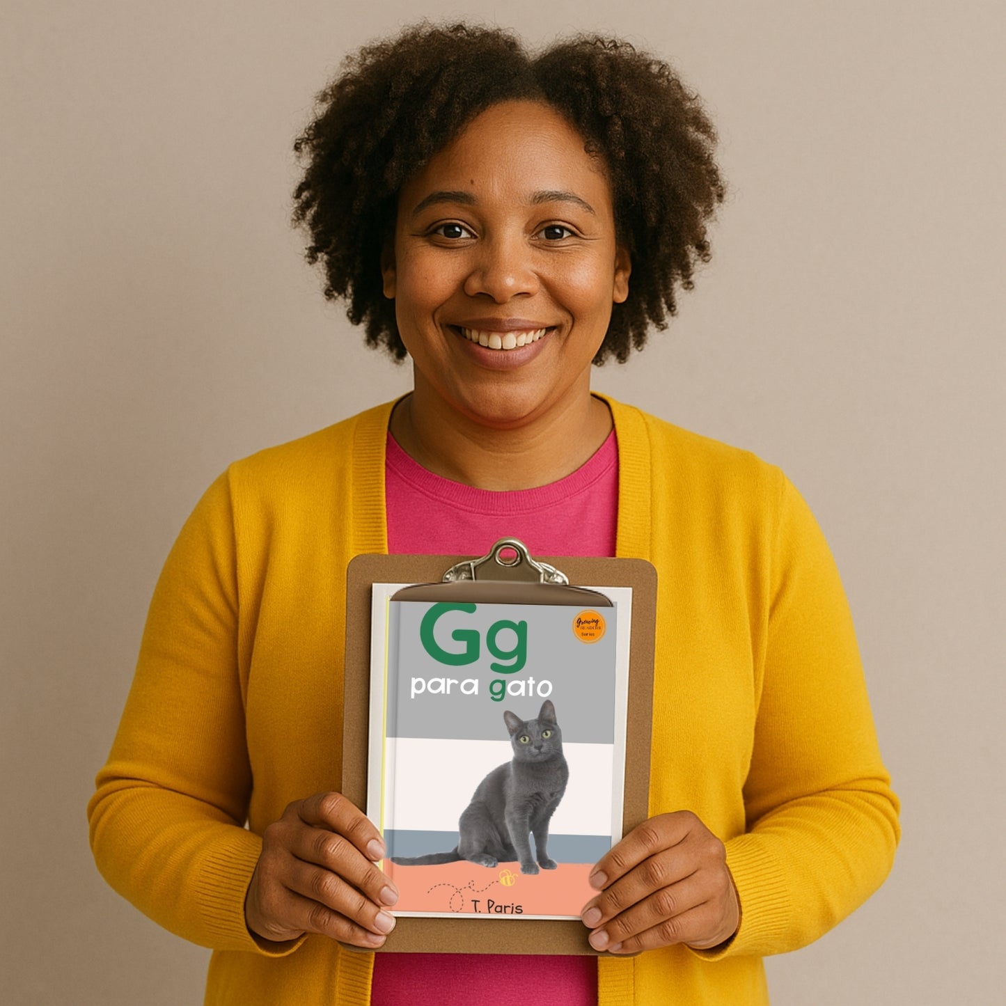 Spanish Phonics Book for Children – G para gato, Ages 3-6, Learn to Read