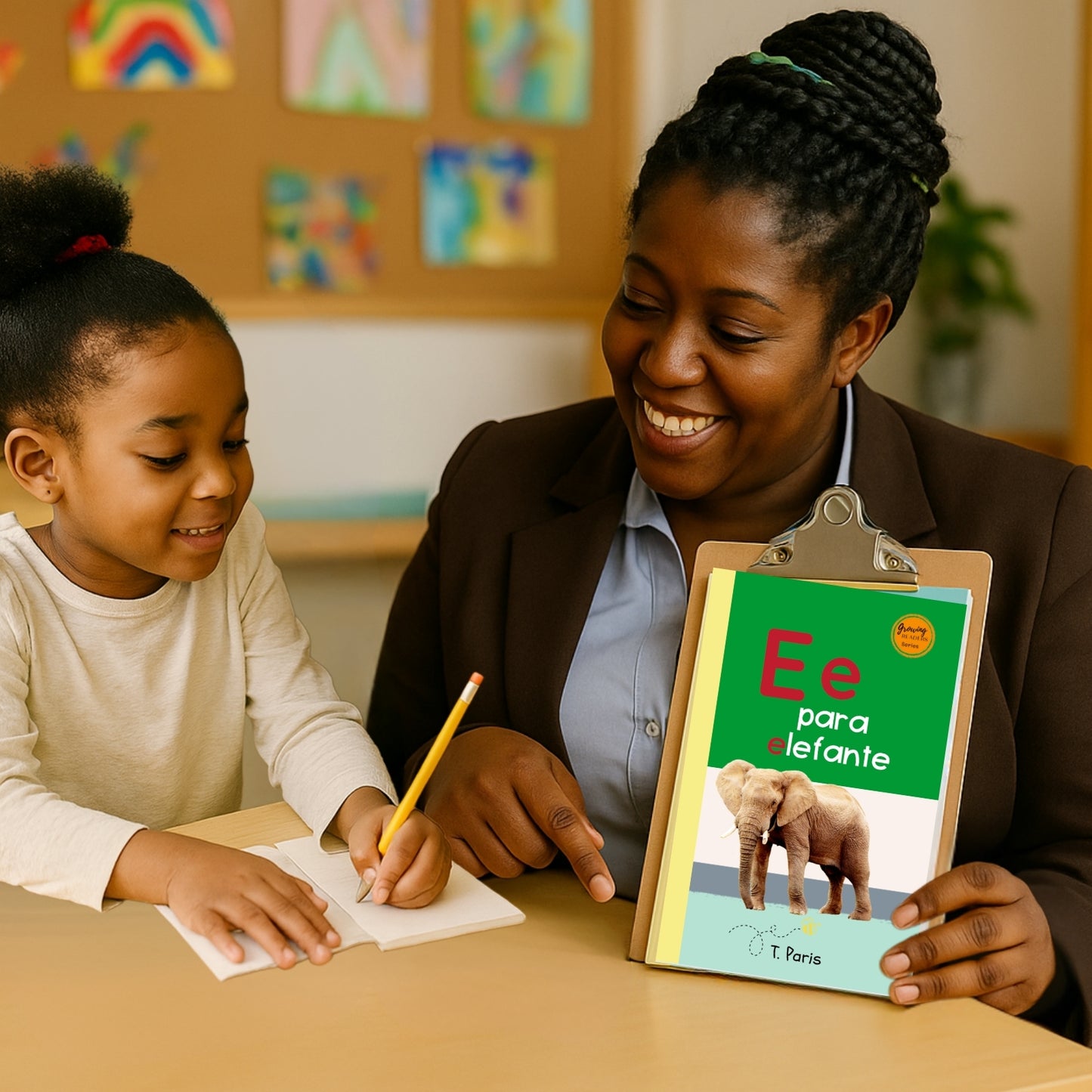 Spanish Phonics Book for Children – E para elefante, Ages 3-6, Learn to Read