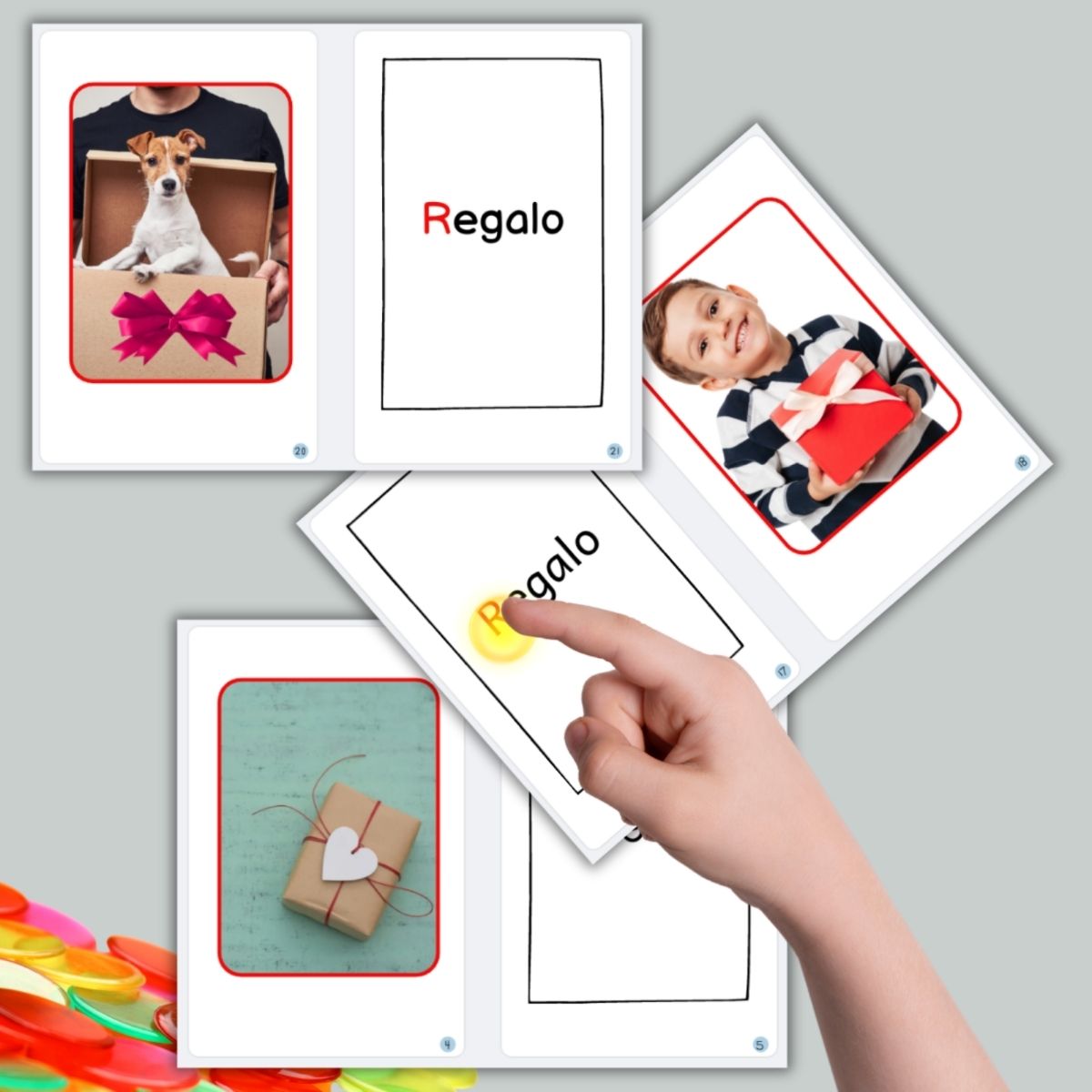 Spanish Phonics Book for Children – R para regalo, Ages 3-6, Learn to Read