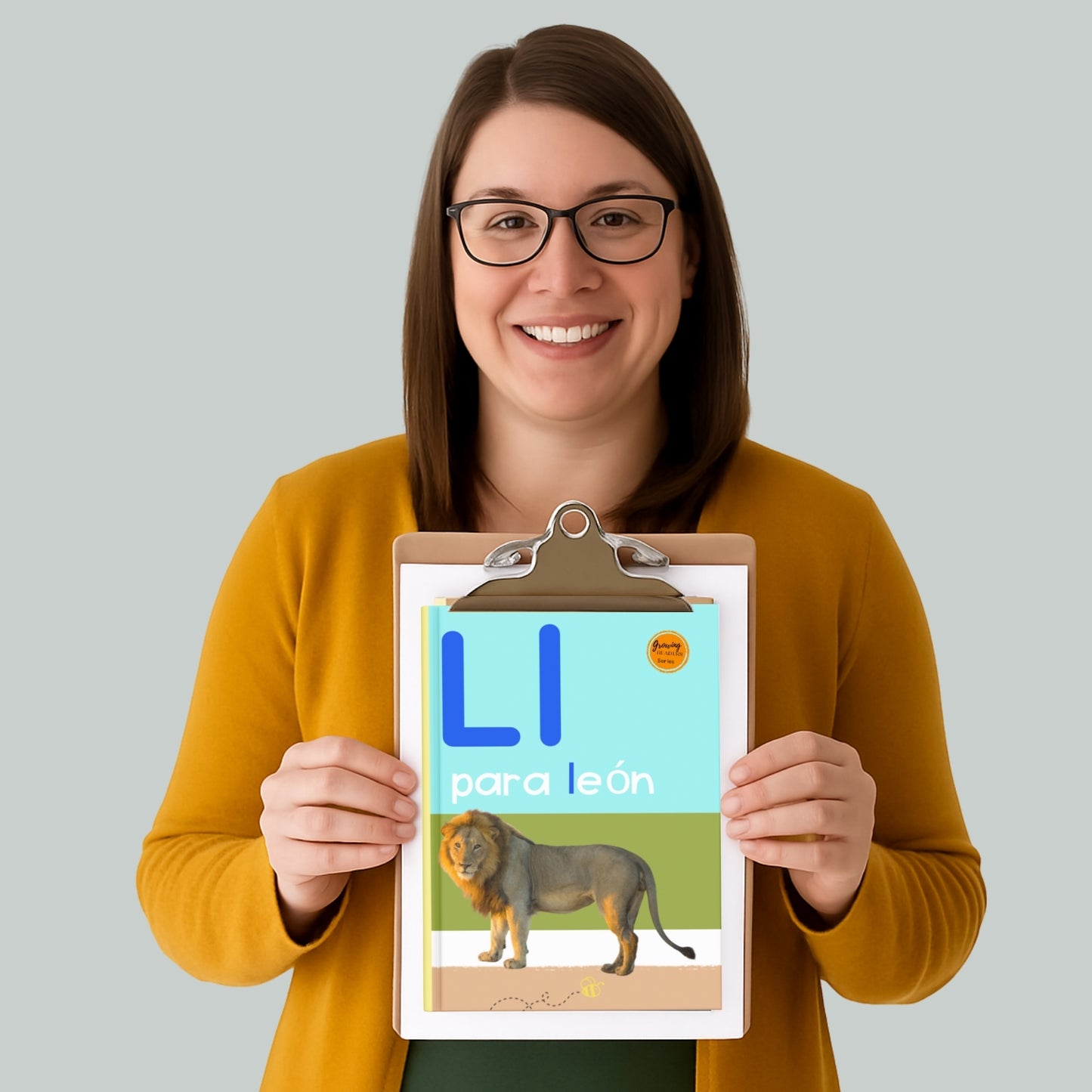 Spanish Phonics Book for Children – L para león , Ages 3-6, Learn to Read
