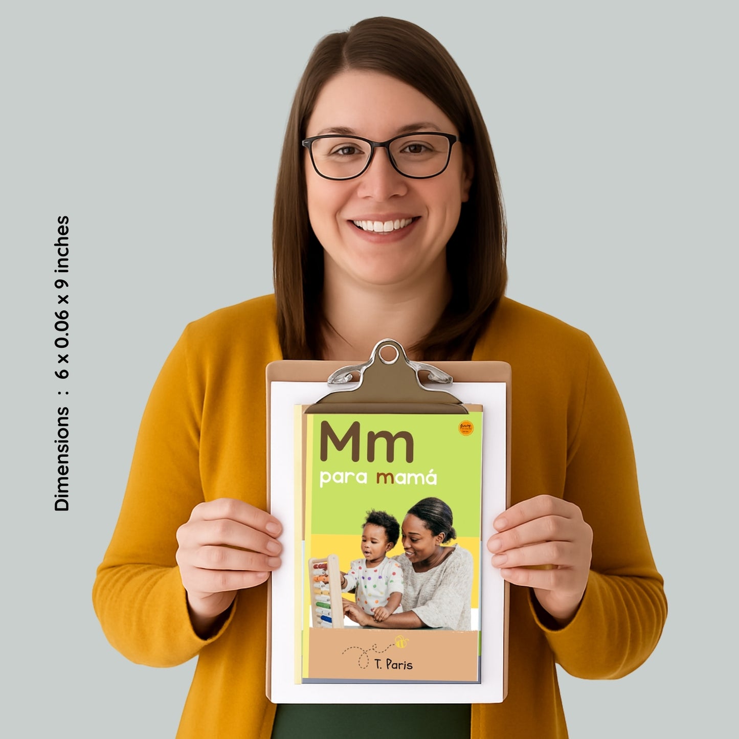 Spanish Phonics Book for Children – M para mamá , Ages 3-6, Learn to Read