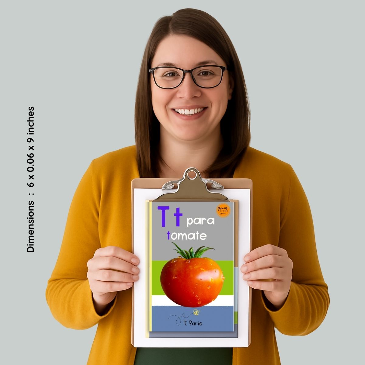 Spanish Phonics Book for Children – T para tomate, Ages 3-6, Learn to Read
