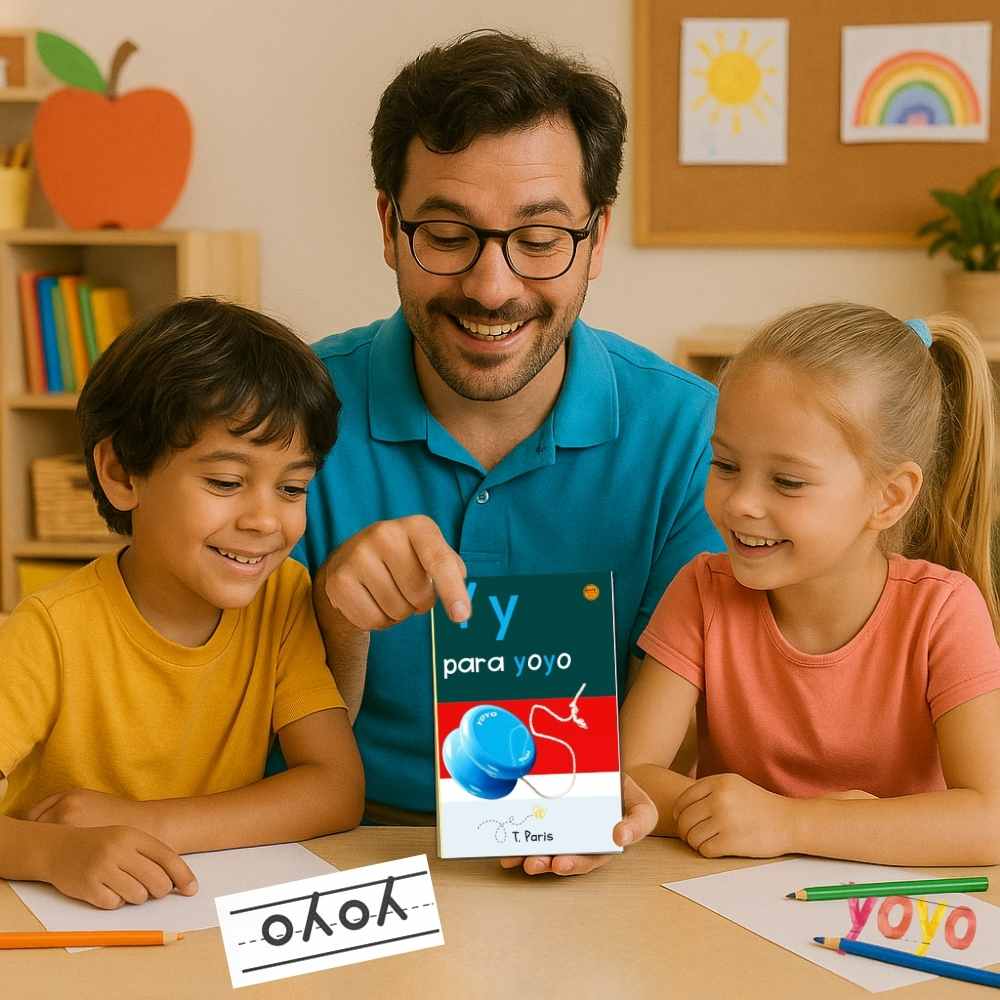 Spanish Phonics Book for Children – Y para yoyo, Ages 3-6, Learn to Read