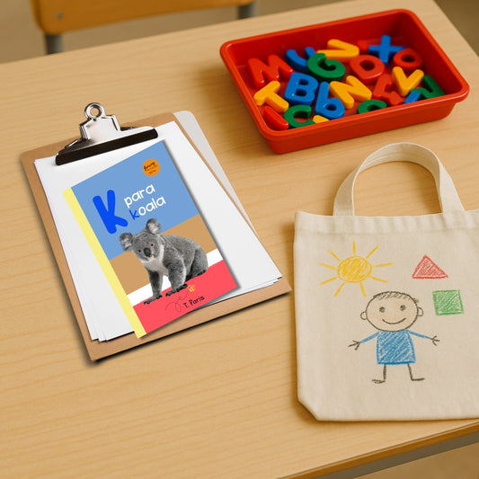 Spanish Phonics Book for Children – K para koala , Ages 3-6, Learn to Read