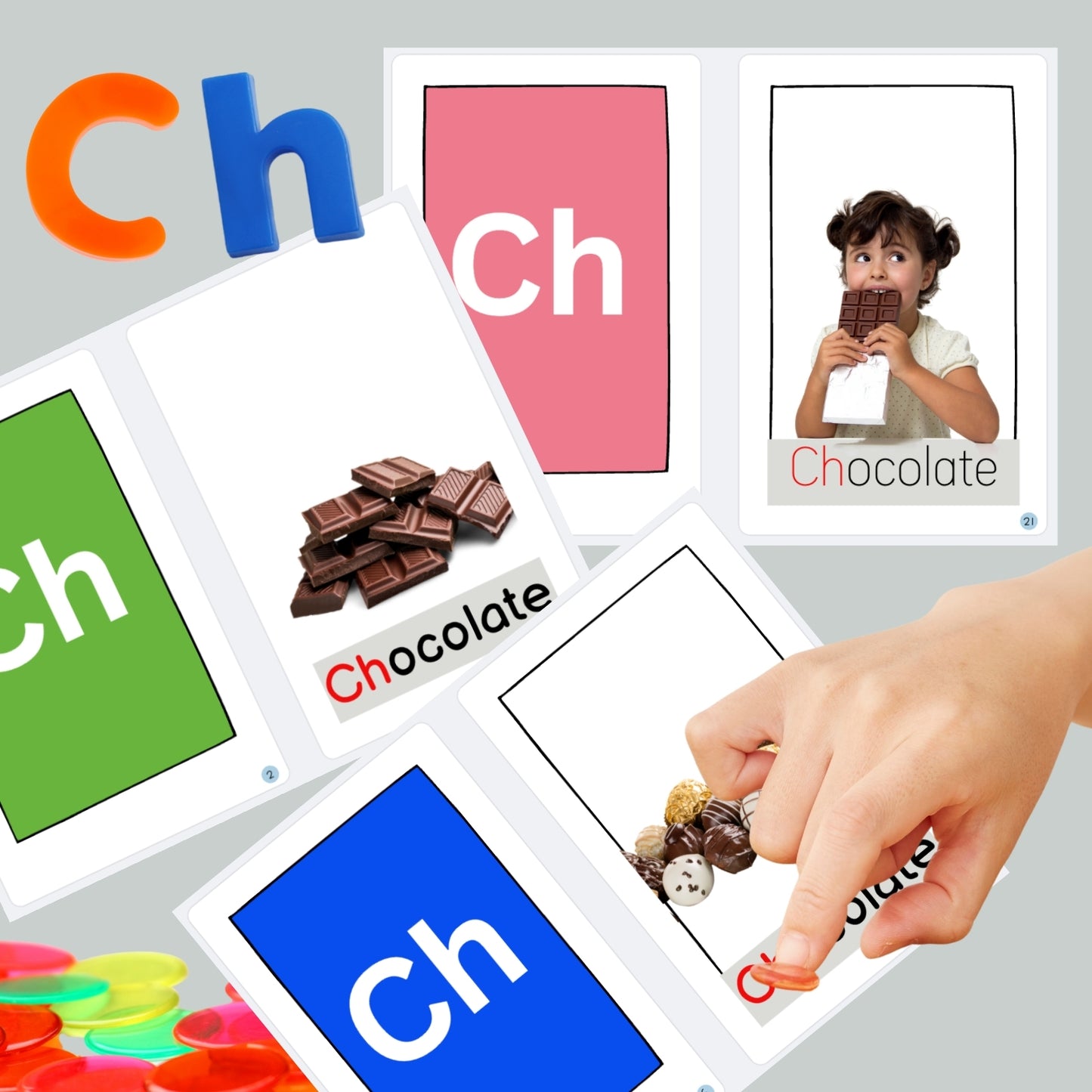 Spanish Phonics Book for Children – Ch para chocolate, Ages 3-6, Learn to Read