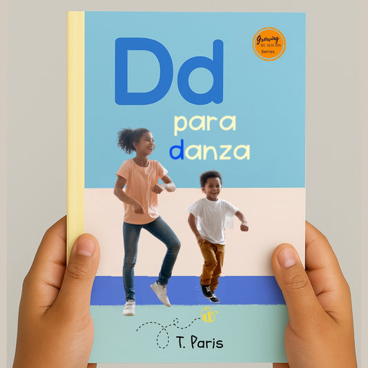 Spanish Phonics Book for Children – D para danza , Ages 3-6, Learn to Read