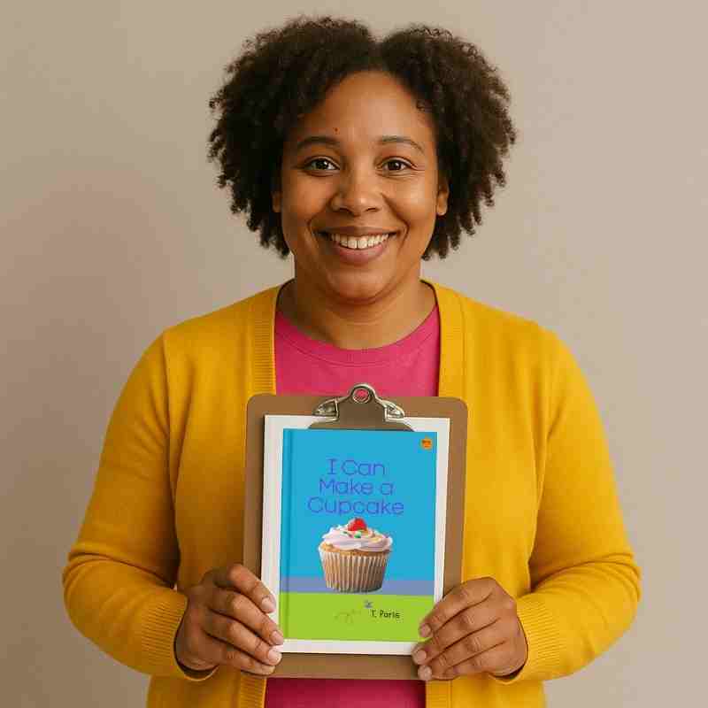 Consonant Blends Decodable Reader for Kindergarten: I Can Make a Cupcake