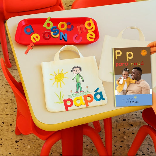 Spanish Phonics Book for Children – P para papá, Ages 3-6, Learn to Read
