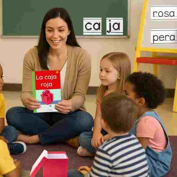 Spanish Decodable Book for Early Readers: La Caja Roja