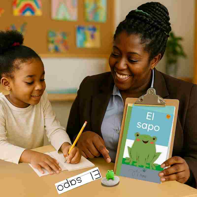 Learn to Read in Spanish: El sapo