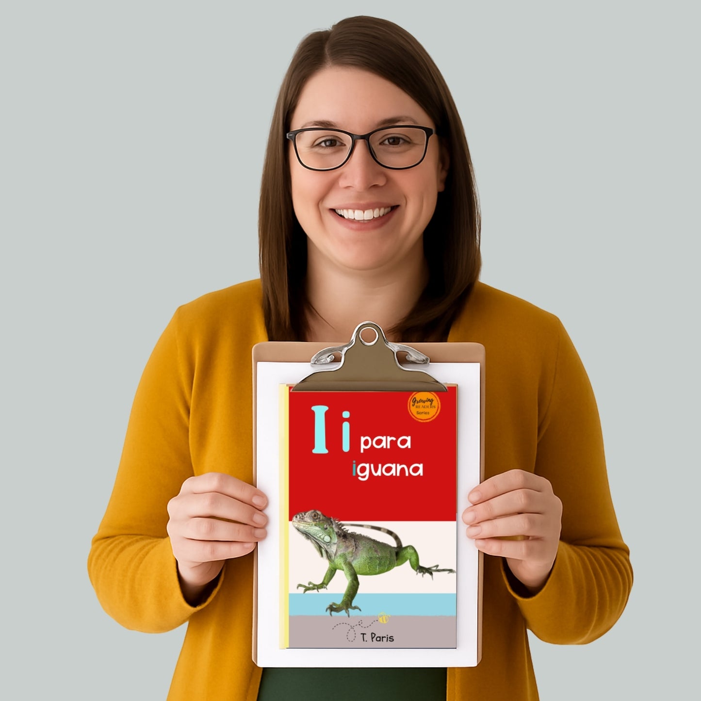 Spanish Phonics Book for Children – I para iguana, Ages 3-6, Learn to Read