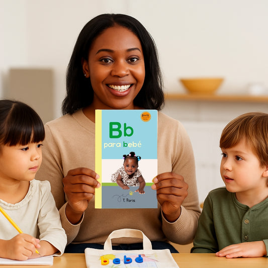 Spanish Phonics Book for Children – B para bebé , Ages 3-6, Learn to Read