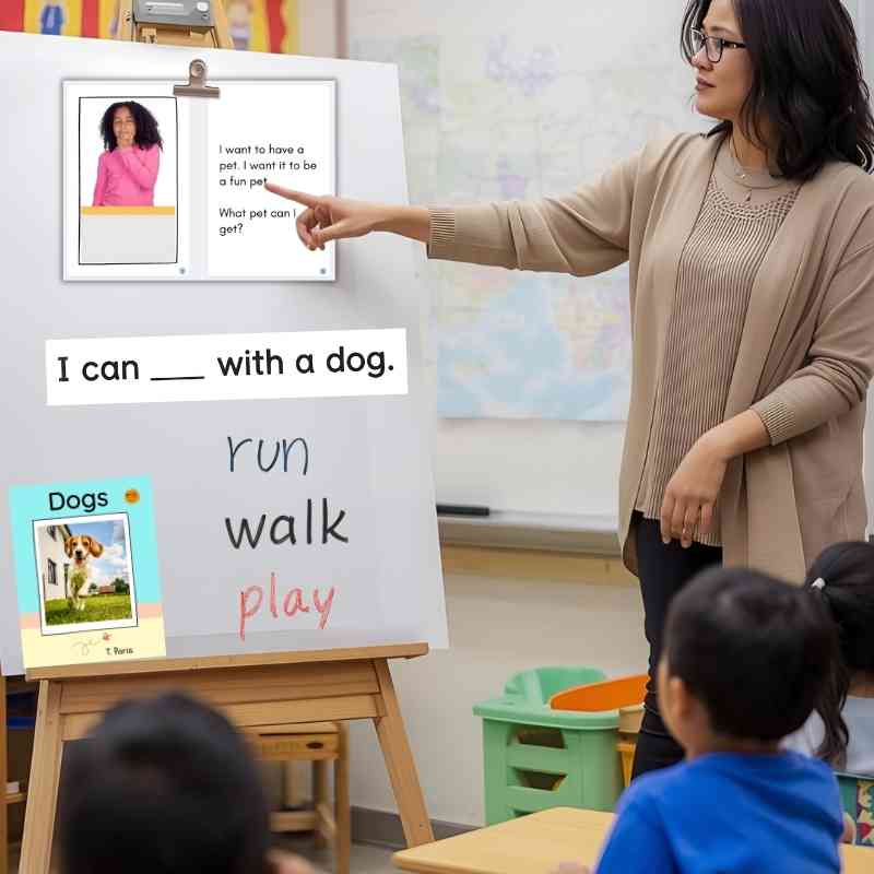 Decodable Book with Blends and Digraphs: Dogs