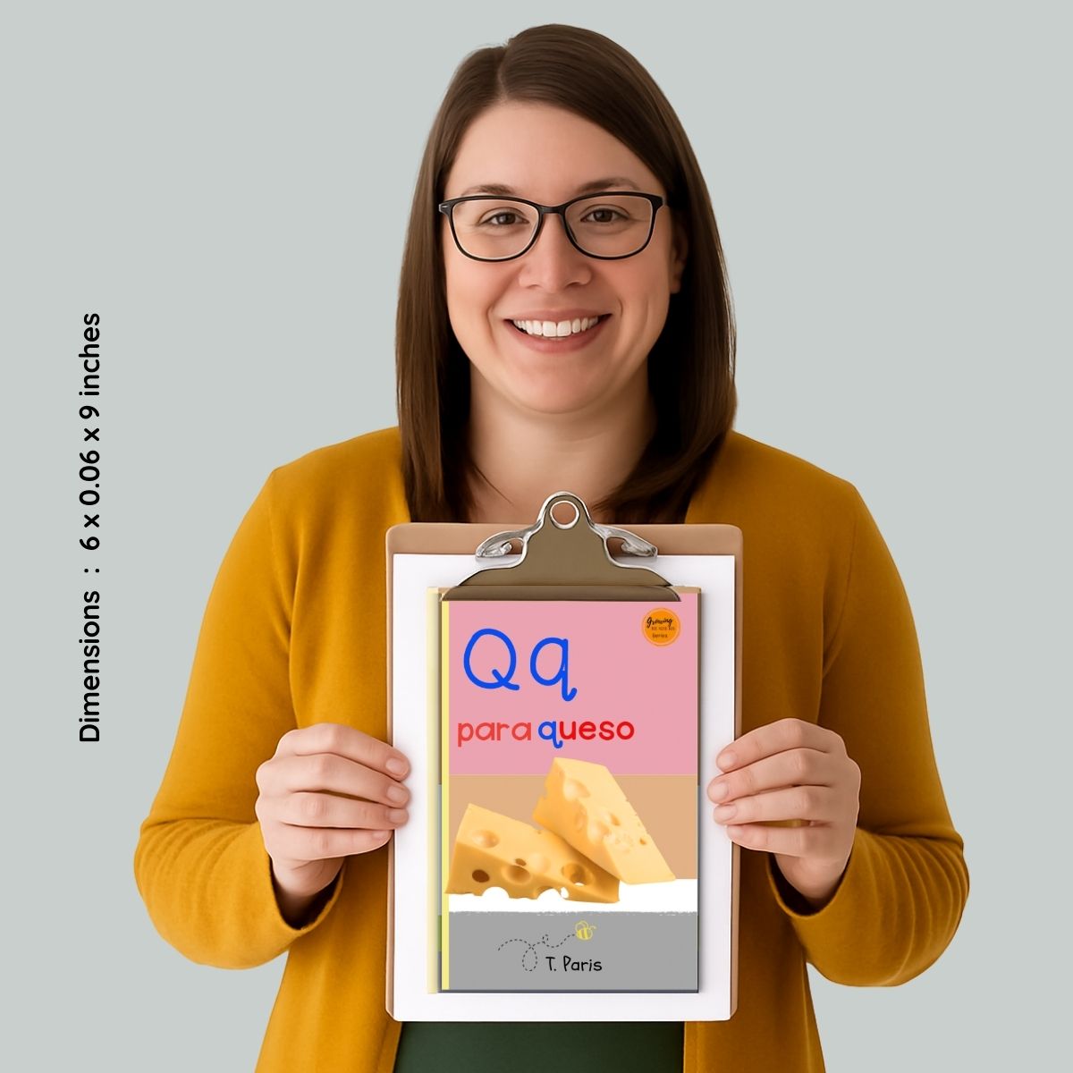 Spanish Phonics Book for Children – Q para queso, Ages 3-6, Learn to Read