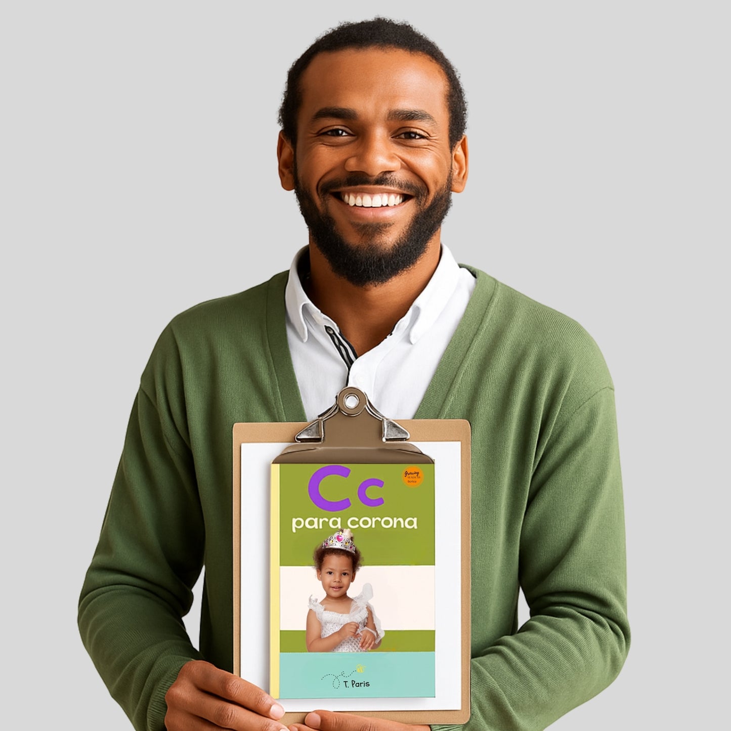 Spanish Phonics Book for Children – C para corona, Ages 3-6, Learn to Read