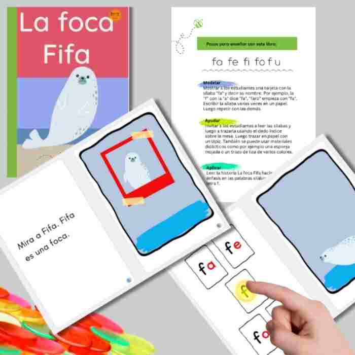 Spanish Decodable Book for Early Readers: La Foca Fifa