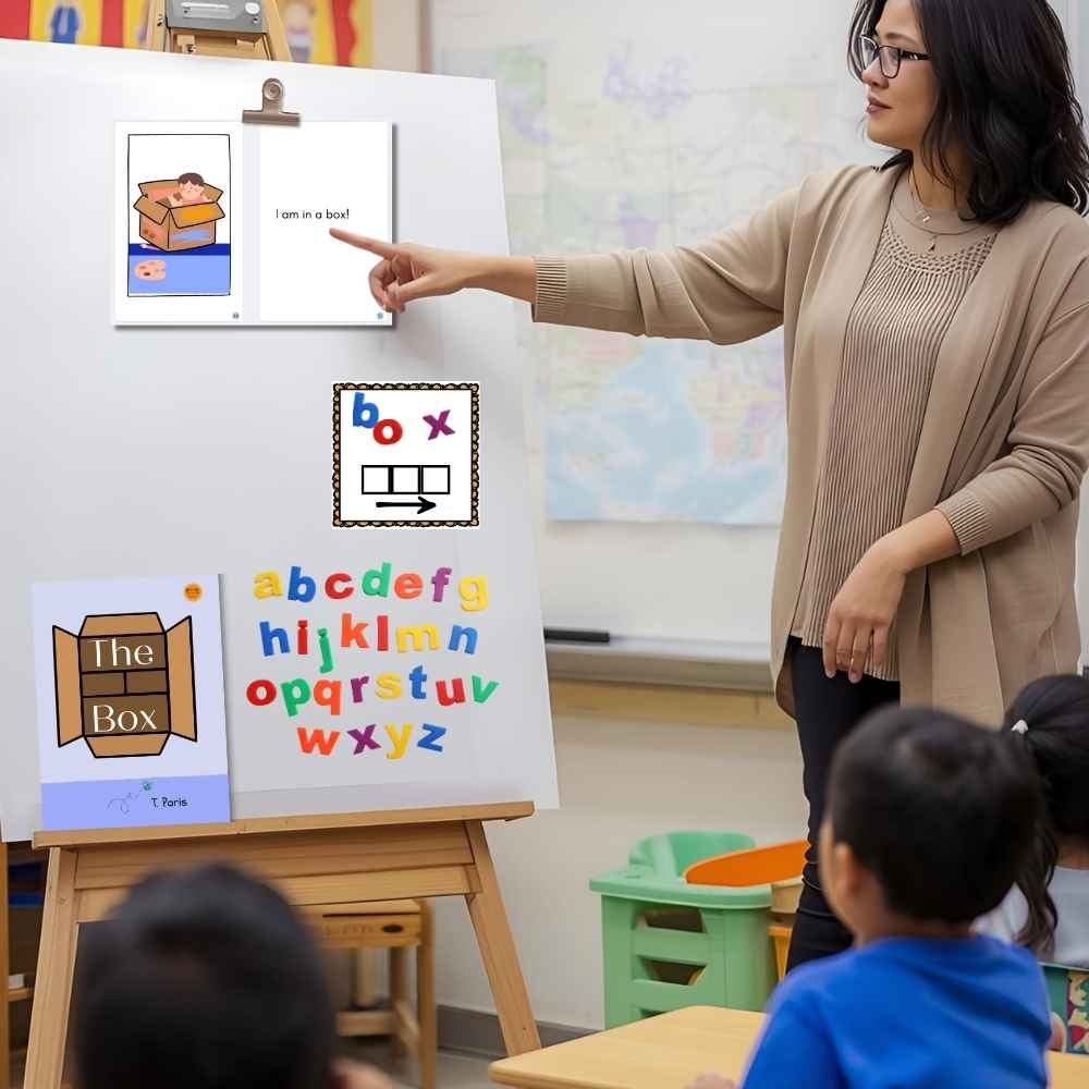 Decodable CVC Book for Early Readers: The Box