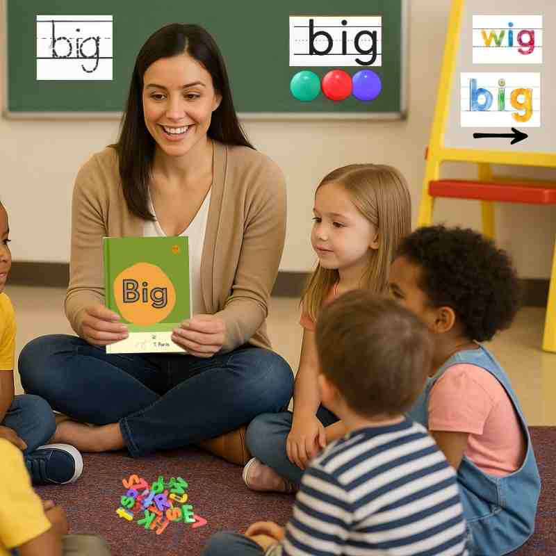 Decodable Phonics Book for Kids: Big