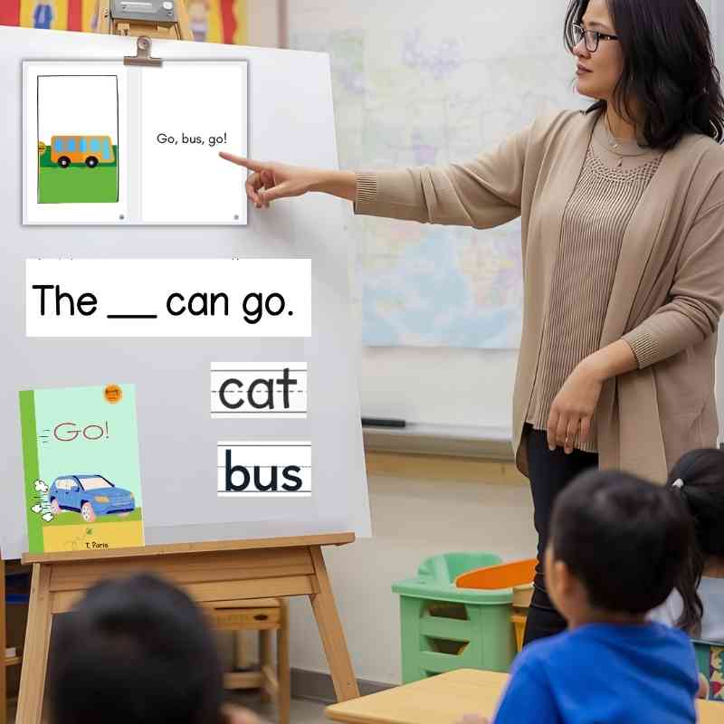 Learn to Read Decodable Story for Kindergarten: Go!