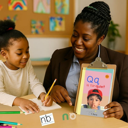 Q is for Quiet: Alphabet Learning Book for Kindergarten & Preschool | Letter Recognition & Phonics