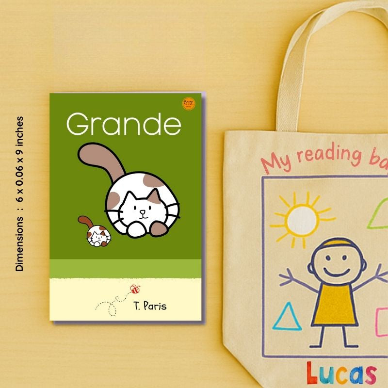 Libro fonético con sílabas abiertas y cerradas: Grande