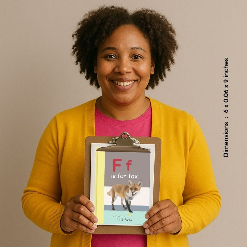 F is for Fox: Alphabet Learning Book for Kindergarten & Preschool | Letter Recognition & Phonics