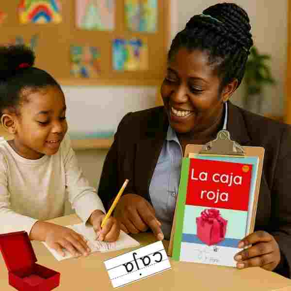 Spanish Decodable Book for Early Readers: La Caja Roja