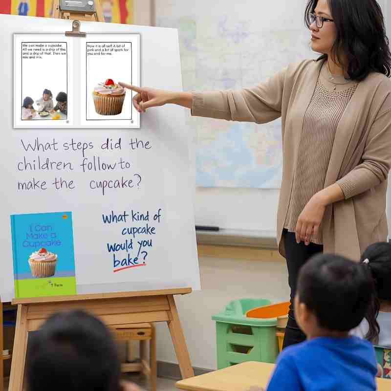 Consonant Blends Decodable Reader for Kindergarten: I Can Make a Cupcake