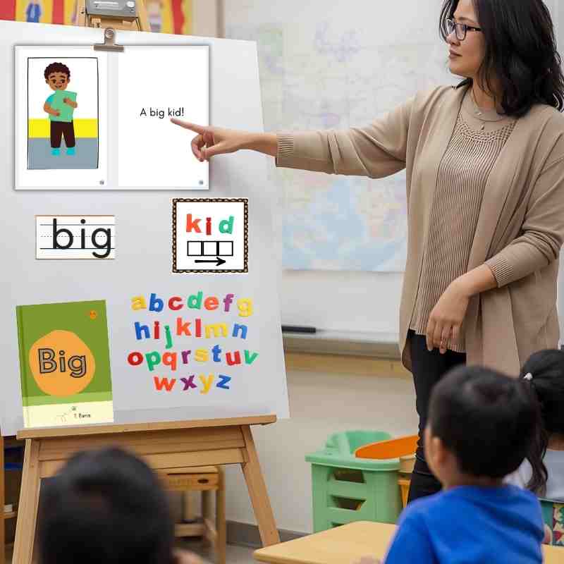 Decodable Phonics Book for Kids: Big