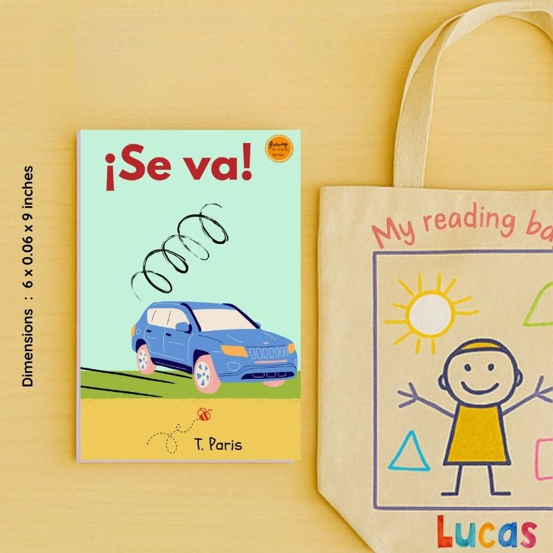 Decodable Spanish Book for Early Readers: ¡Se va!