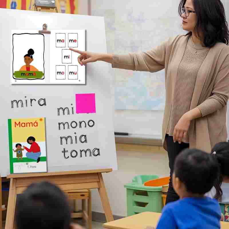 Phonics and Reading in Spanish: Mamá