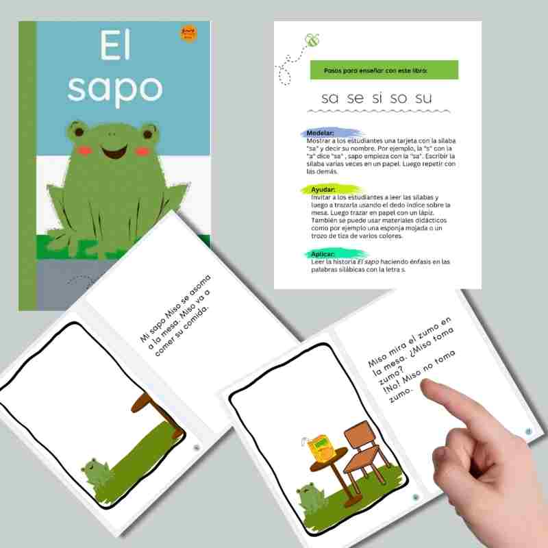 Learn to Read in Spanish: El sapo