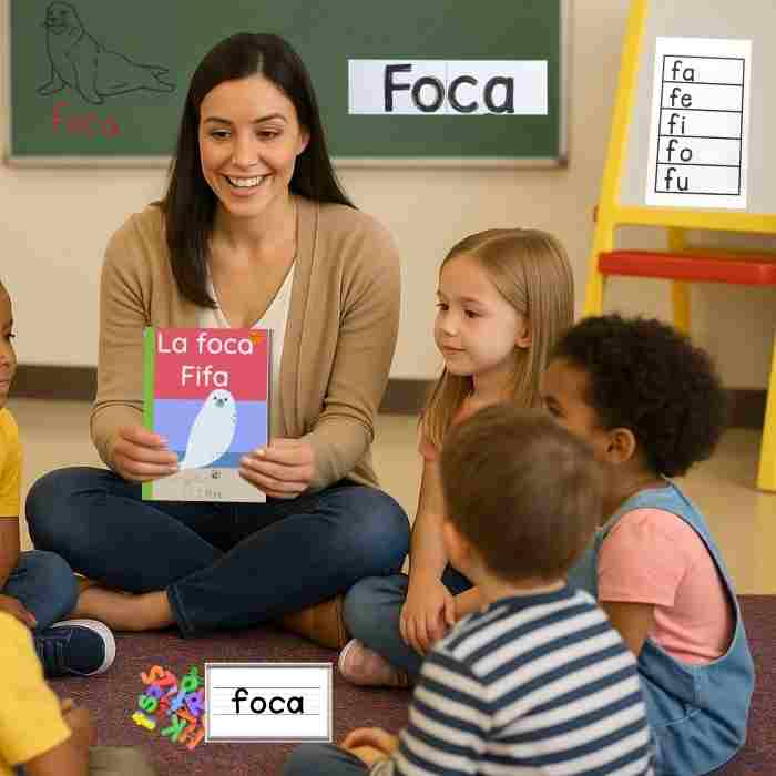 Spanish Decodable Book for Early Readers: La Foca Fifa