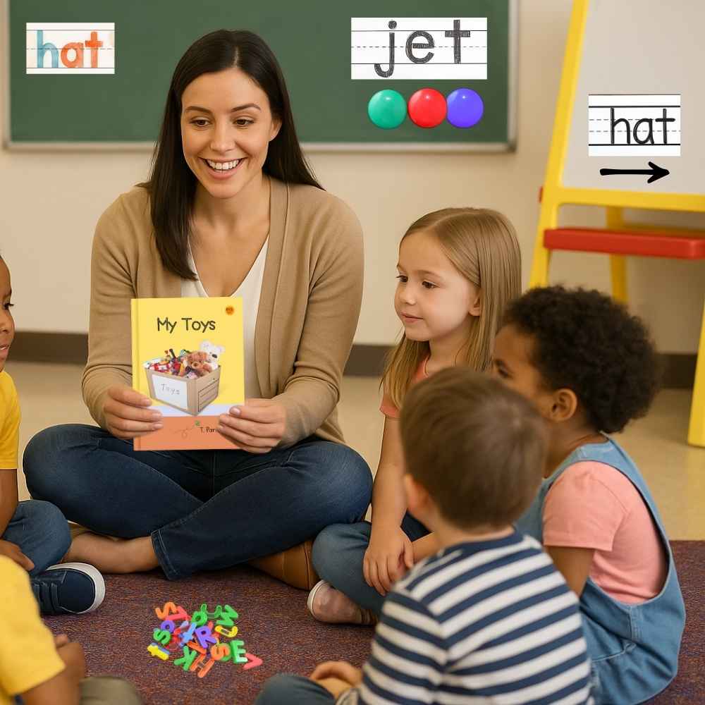 Decodable Book that Builds Phonics Skills: My Toys