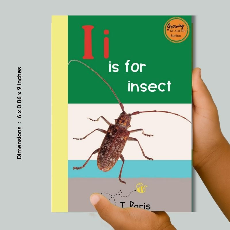 I is for Insect: Alphabet Learning Book for Kindergarten & Preschool | Letter Recognition & Phonics