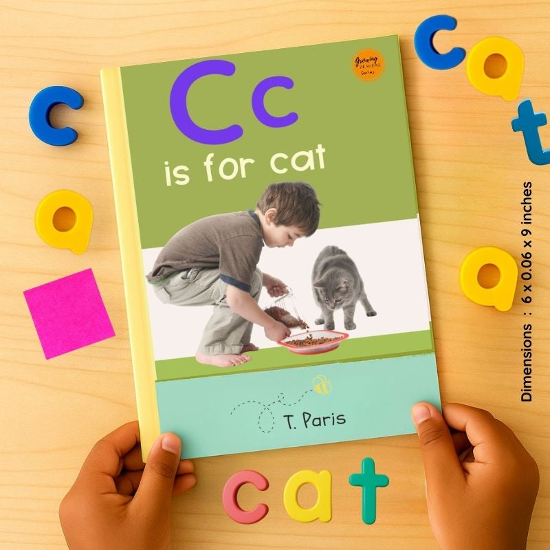 C is for Cat: Alphabet Learning Book for Kindergarten & Preschool | Letter Recognition & Phonics