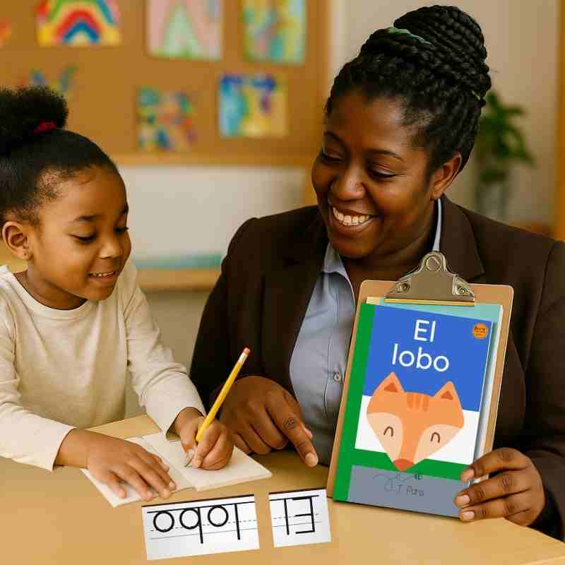 Phonics in Spanish: El Lobo