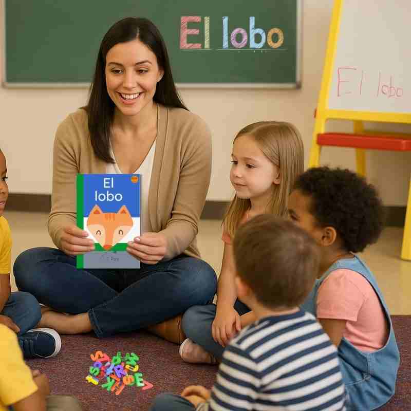 Phonics in Spanish: El Lobo