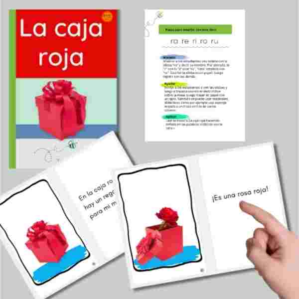 Spanish Decodable Book for Early Readers: La Caja Roja