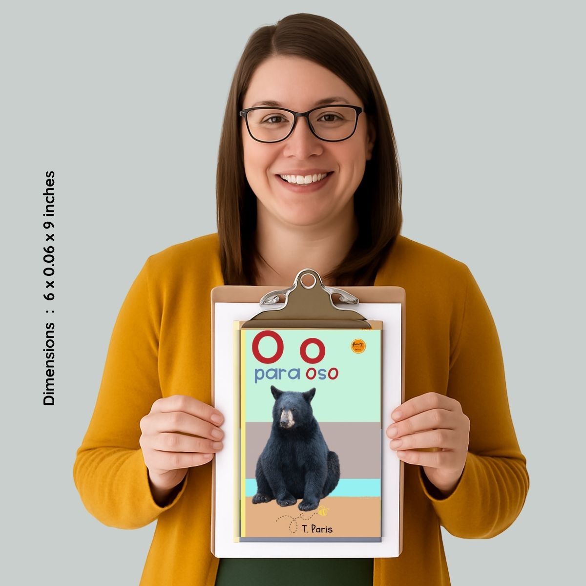 Spanish Phonics Book for Children – O para oso, Ages 3-6, Learn to Read