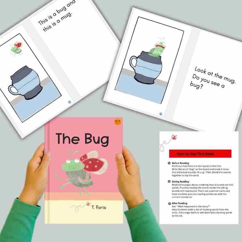 Phonics Reader for Kindergarten: The Bug