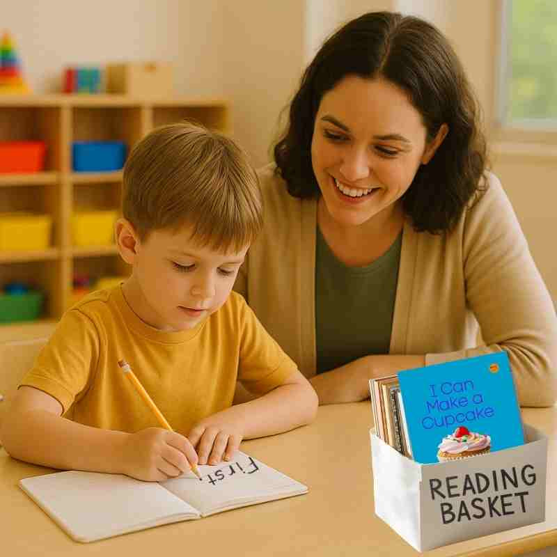 Consonant Blends Decodable Reader for Kindergarten: I Can Make a Cupcake