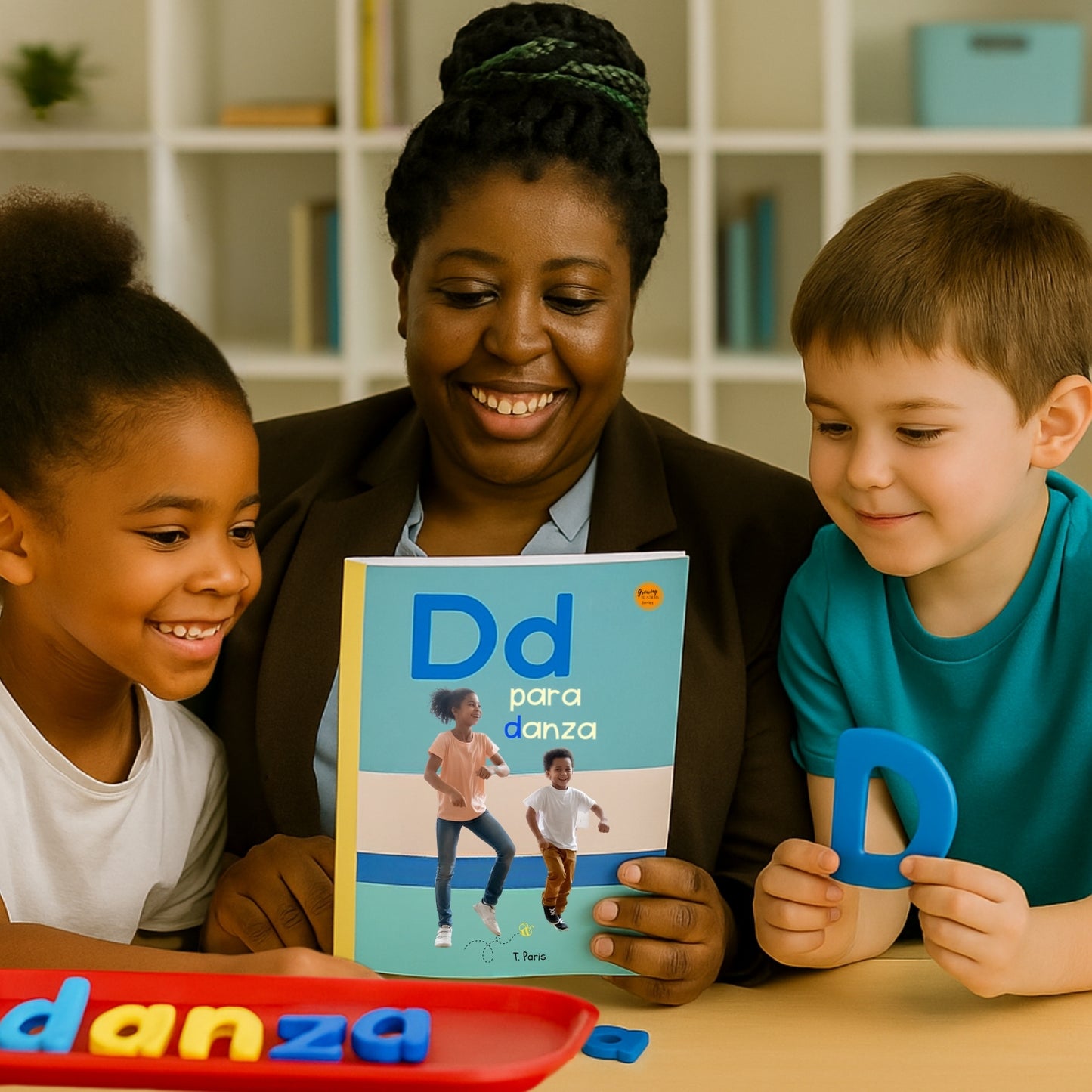Spanish Phonics Book for Children – D para danza , Ages 3-6, Learn to Read
