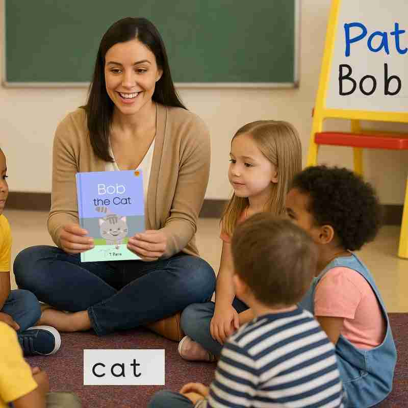 Phonics Story for Early Readers: Bob the Cat
