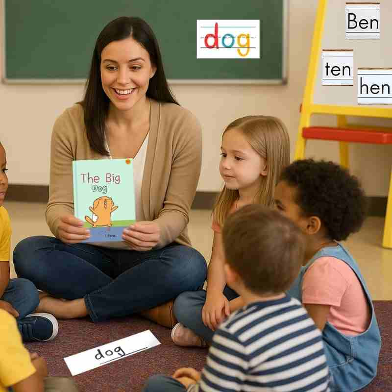 Decodable Phonics Story for Kindergarten Readers: The Big Dog